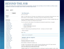 Tablet Screenshot of beyondthejob.org